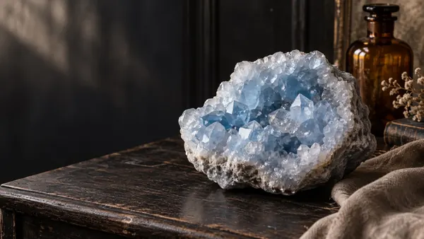 Celestite crystal
