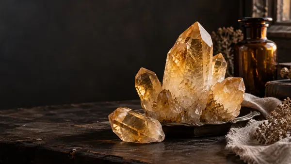 Citrine crystal