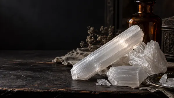 Selenite crystal