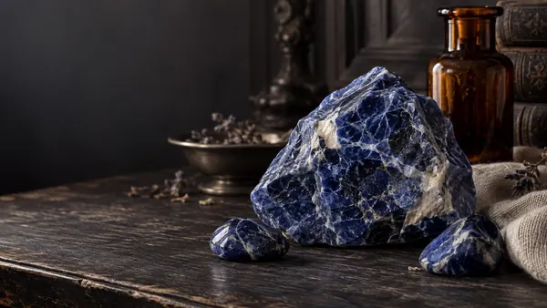 Sodalite crystal