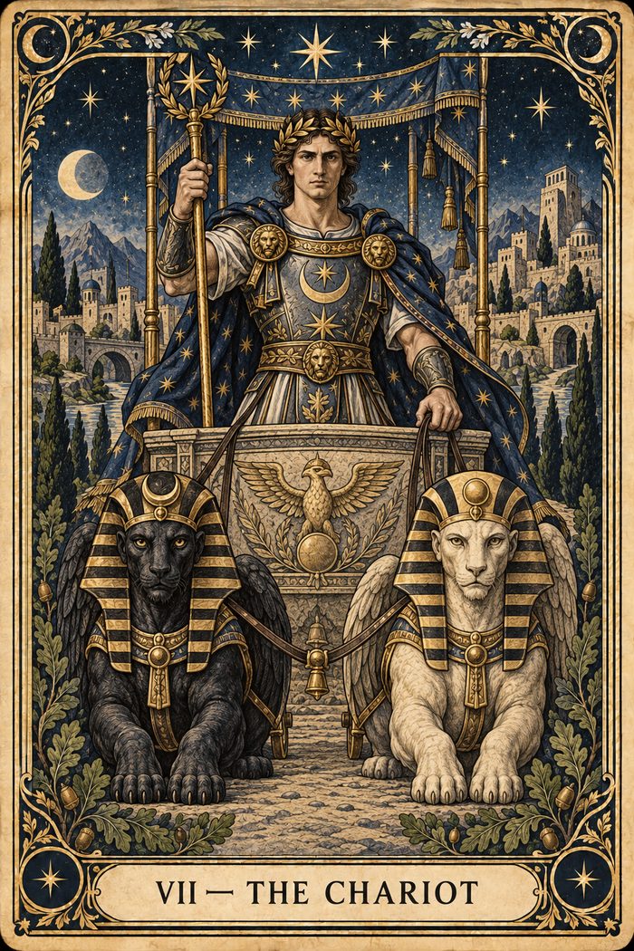 The Chariot tarot card