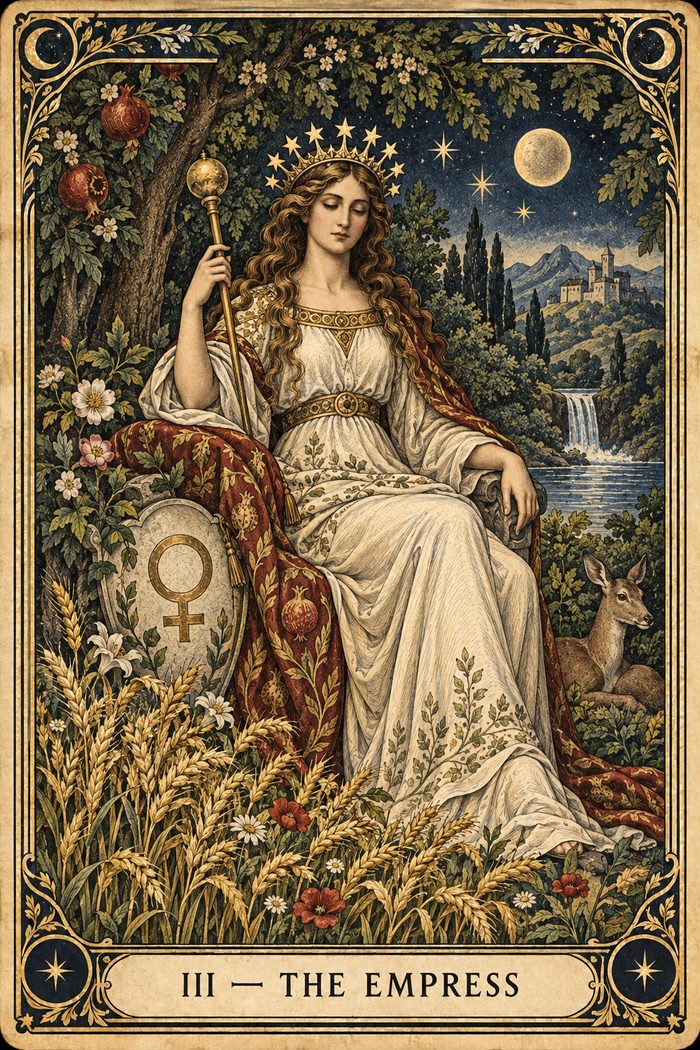 The Empress tarot card