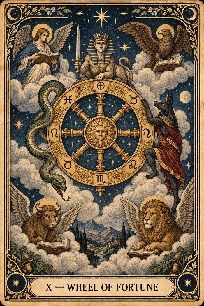 Wheel of Fortune tarot card