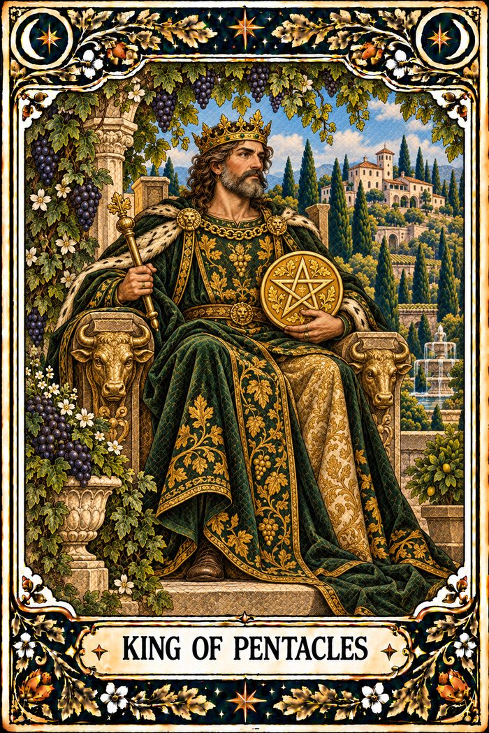 King of Pentacles tarot card
