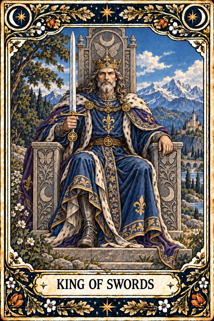 King of Swords tarot card