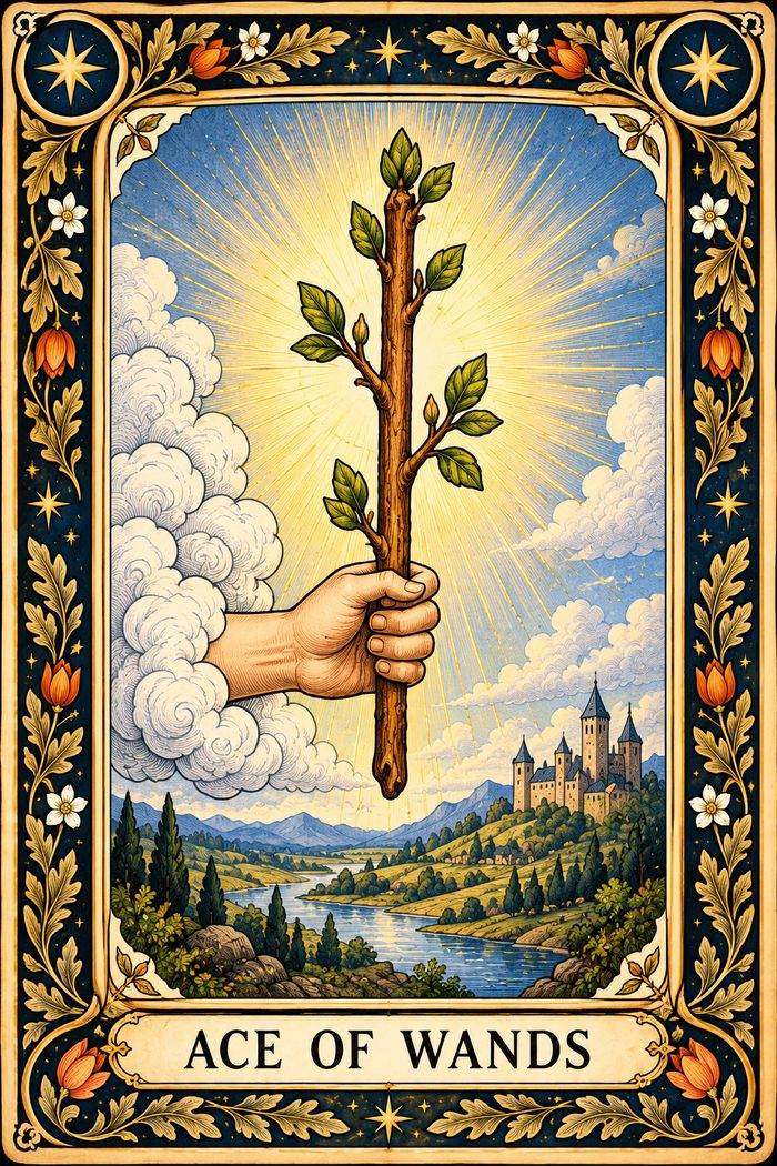 Ace of Wands tarot card