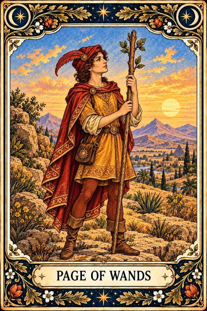Page of Wands tarot card